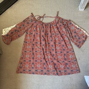 Umgee Floral Off-Shoulder Top